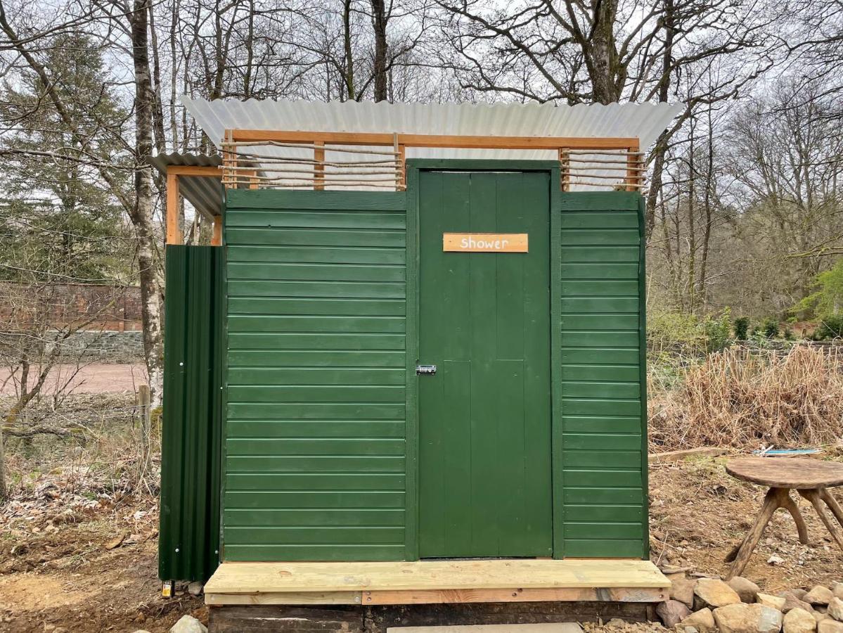 Cosy Woodland Off Grid Shepherds Hut - Rowan Villa Castle Douglas Exterior photo