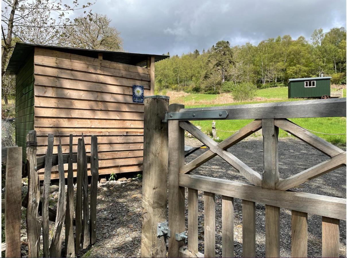 Cosy Woodland Off Grid Shepherds Hut - Rowan Villa Castle Douglas Exterior photo
