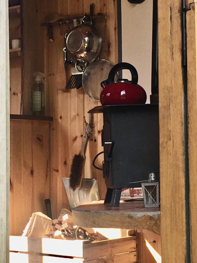 Cosy Woodland Off Grid Shepherds Hut - Rowan Villa Castle Douglas Exterior photo